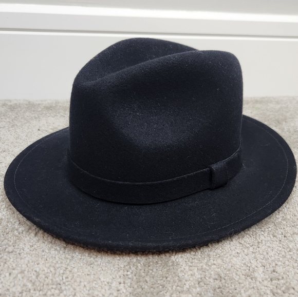 Classic Black Women's Fedora Hat - Picture 2 of 11
